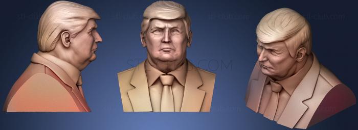 3D мадэль Дональд Трамп 25 (STL)